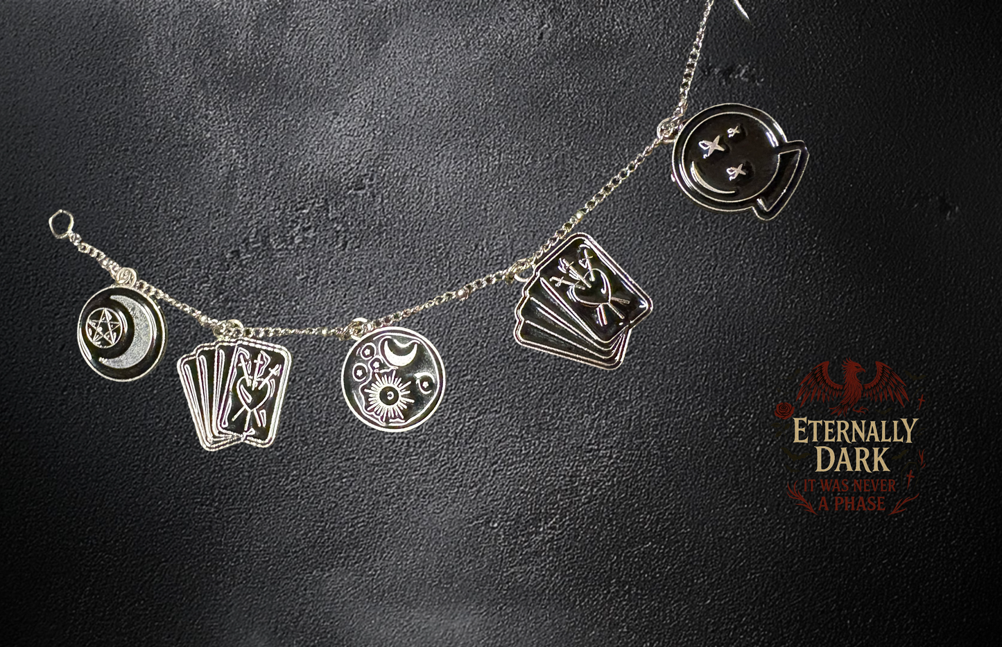 🔮 Phoenix’s Whisper (Tarot & Mystic Charm Bracelet)