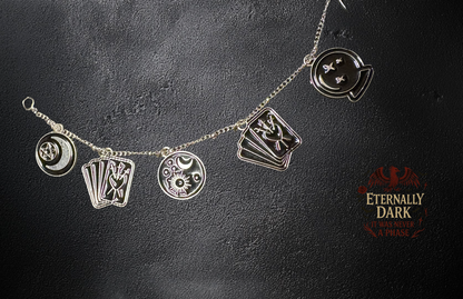 🔮 Phoenix’s Whisper (Tarot & Mystic Charm Bracelet)