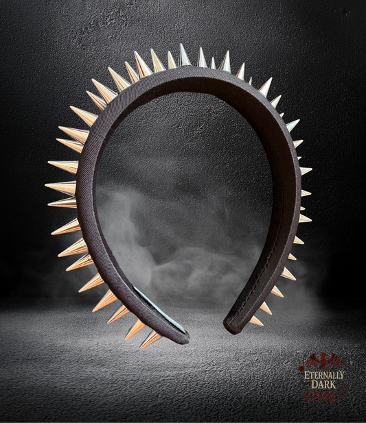 Eternally Dark Spiked Headband