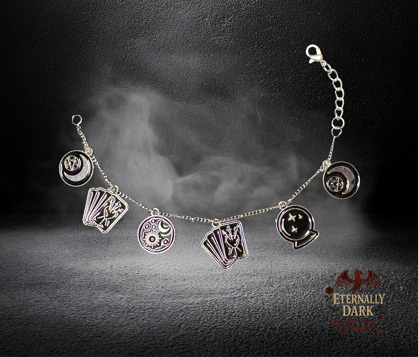 🔮 Phoenix’s Whisper (Tarot & Mystic Charm Bracelet)