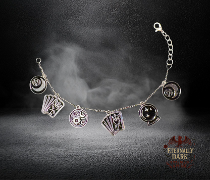 🔮 Phoenix’s Whisper (Tarot & Mystic Charm Bracelet)